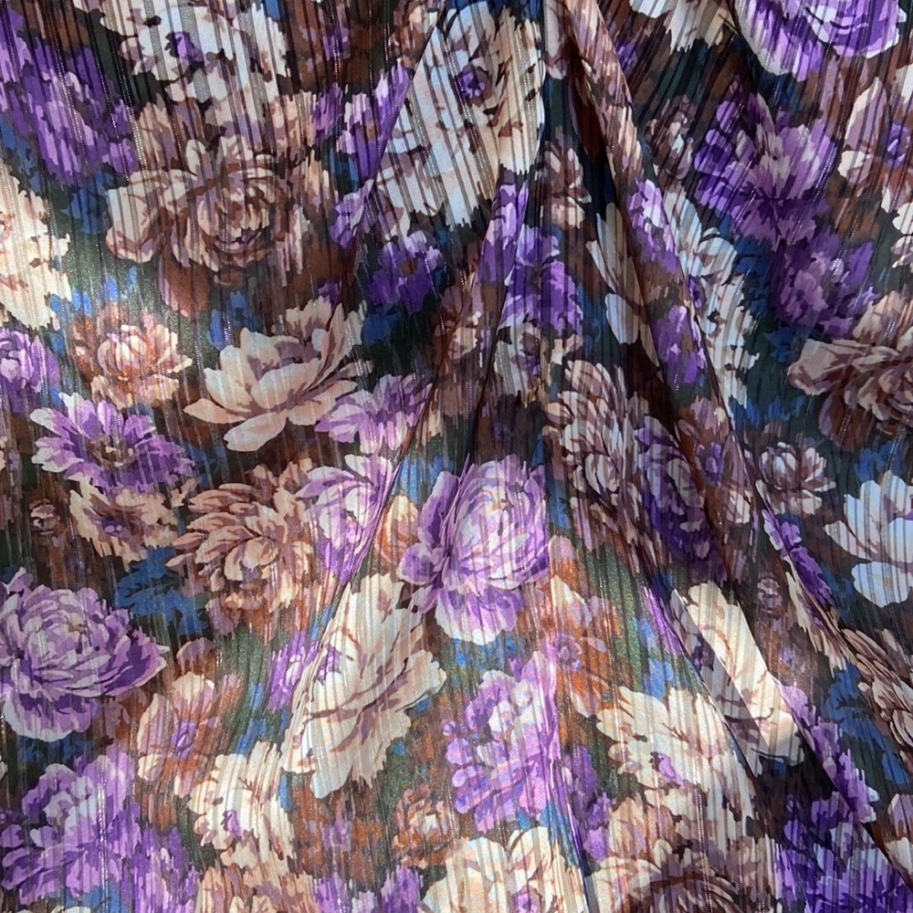 NWT Birgitte Herskind Alexis Ruched Floral Midi Skirt Women's Size 10 - Picture 9 of 12
